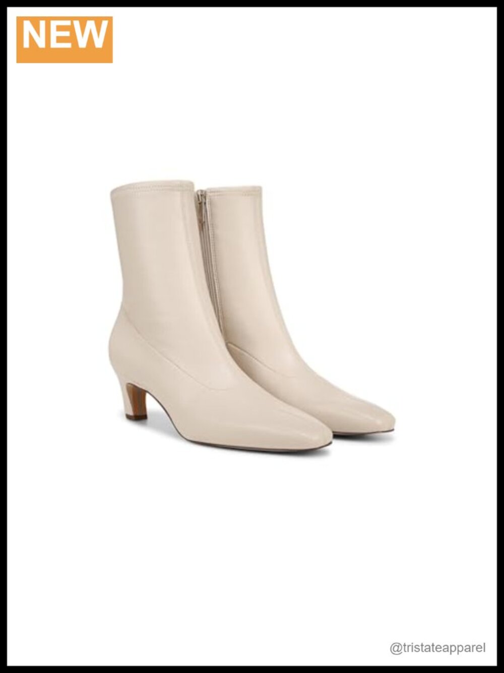 Sam Edelman Women's Marla Ankle Booties, PU Leather, Snip Toe, Zipper